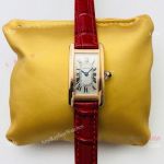 2020 Replica Cartier Tank Americaine Swiss Quartz Rose Gold Watches Lady Size_th.jpg